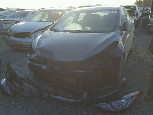 5NPDH4AE7CH144423 - 2012 HYUNDAI ELANTRA GL GRAY photo 2