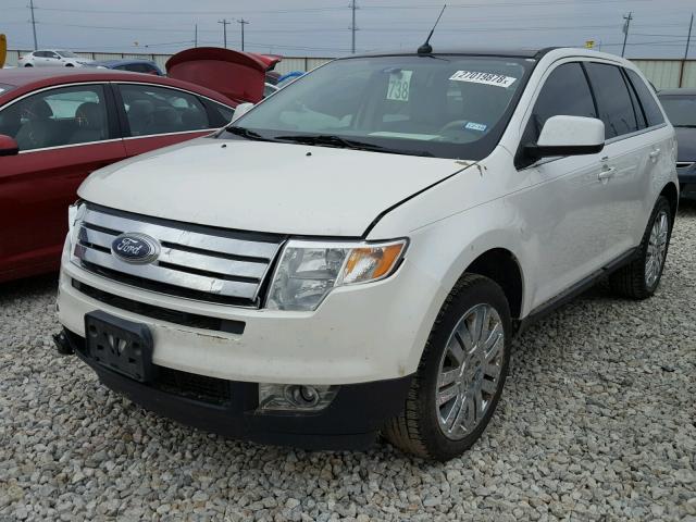 2FMDK39C79BA85906 - 2009 FORD EDGE LIMIT WHITE photo 2