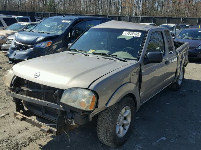 1N6DD26T14C477329 - 2004 NISSAN FRONTIER K BEIGE photo 2