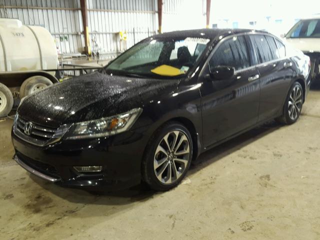 1HGCR2F5XDA273675 - 2013 HONDA ACCORD SPO BLACK photo 2