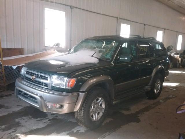 JT3HN87R1Y0305434 - 2000 TOYOTA 4RUNNER LI GREEN photo 2