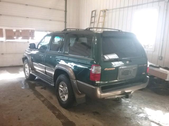 JT3HN87R1Y0305434 - 2000 TOYOTA 4RUNNER LI GREEN photo 3