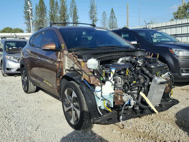 KM8J33A23HU427296 - 2017 HYUNDAI TUCSON LIM BROWN photo 1