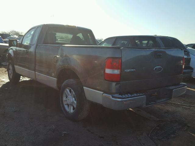 1FTRF12W54NB96250 - 2004 FORD F150 GRAY photo 3