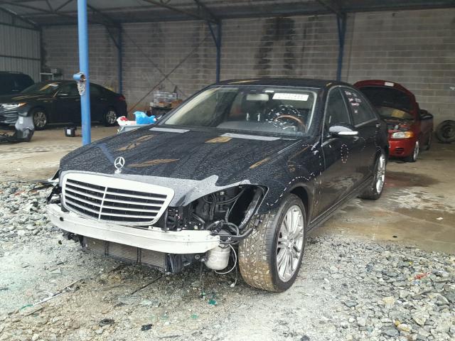 WDDNG86X28A180663 - 2008 MERCEDES-BENZ S 550 4MAT BLACK photo 2