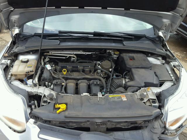 1FAHP3E24CL288110 - 2012 FORD FOCUS S SILVER photo 7