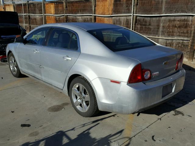 1G1ZH57B69F139380 - 2009 CHEVROLET MALIBU 1LT SILVER photo 3