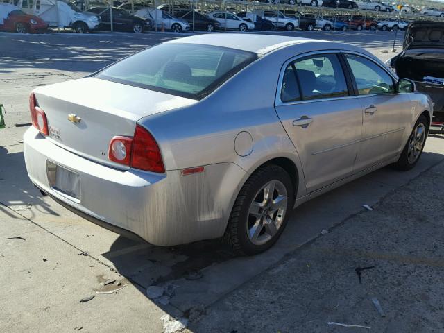 1G1ZH57B69F139380 - 2009 CHEVROLET MALIBU 1LT SILVER photo 4