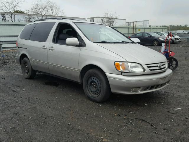 4T3ZF13C03U552406 - 2003 TOYOTA SIENNA LE GRAY photo 1