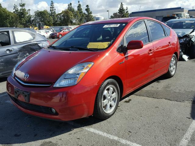 JTDKB20U583424401 - 2008 TOYOTA PRIUS RED photo 2