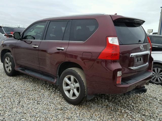 JTJBM7FX7B5021375 - 2011 LEXUS GX BASE MAROON photo 3