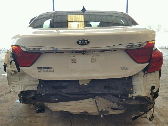 KNALU4D40F6024632 - 2015 KIA K900 WHITE photo 9