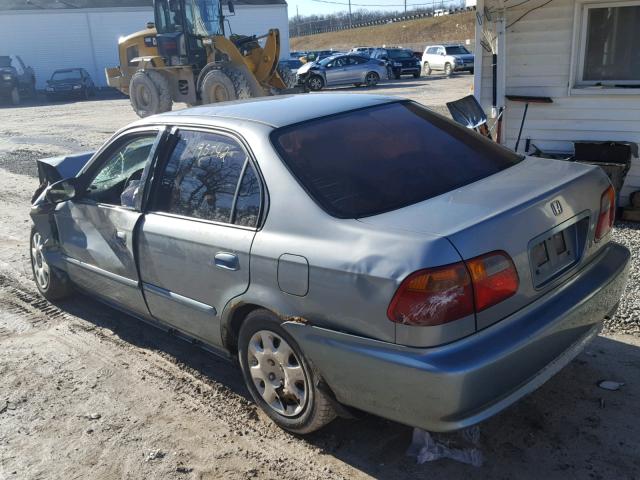 2HGEJ6616YH511498 - 2000 HONDA CIVIC BASE SILVER photo 3