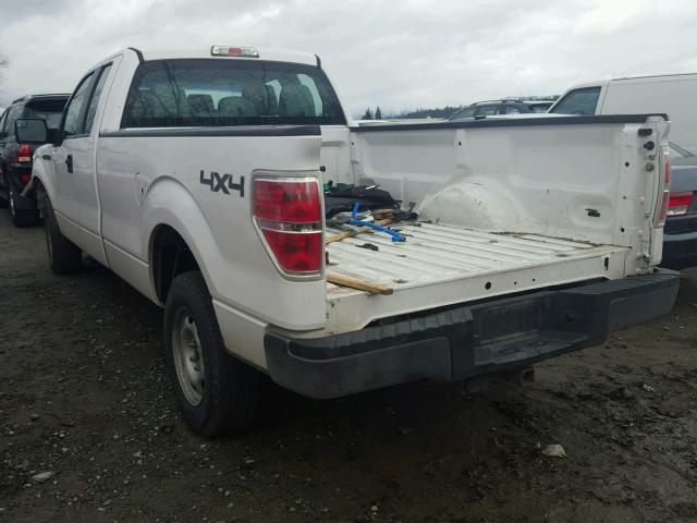 1FTFX1EF8CKD83820 - 2012 FORD F150 SUPER WHITE photo 3