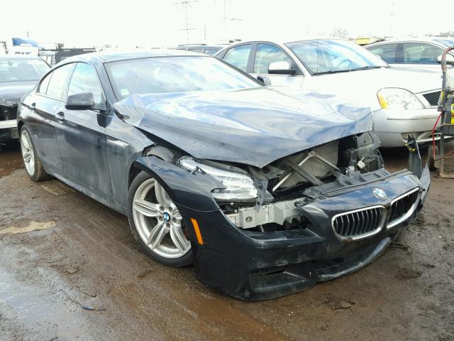 WBA6B8C56FD453127 - 2015 BMW 640 XI BLACK photo 1