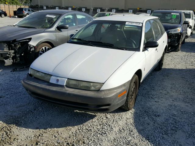 1G8ZH8282VZ329149 - 1997 SATURN SW1 WHITE photo 2