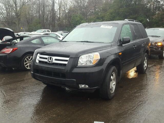 5FNYF28697B035315 - 2007 HONDA PILOT EXL BLACK photo 2