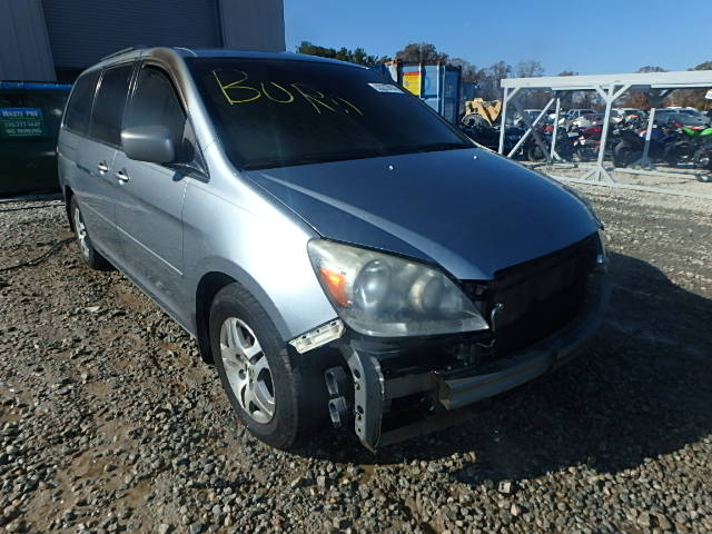 5FNRL38406B107499 - 2006 HONDA ODYSSEY EX SILVER photo 1