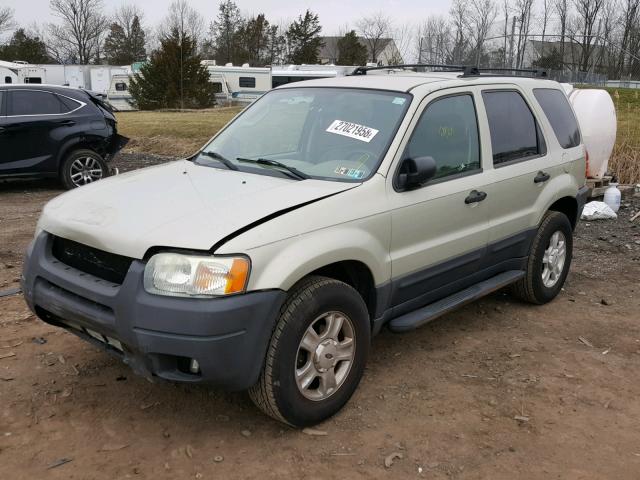 1FMYU031X4DA15305 - 2004 FORD ESCAPE XLT BEIGE photo 2