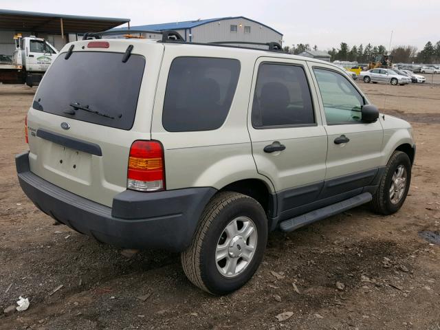 1FMYU031X4DA15305 - 2004 FORD ESCAPE XLT BEIGE photo 4