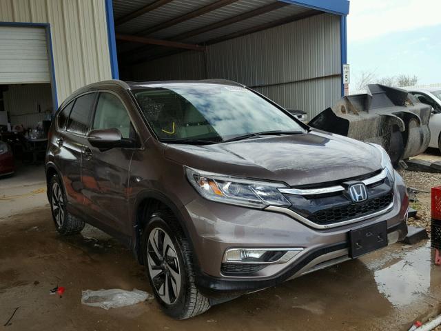 5J6RM3H96GL006050 - 2016 HONDA CR-V TOURI BROWN photo 1