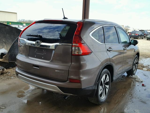 5J6RM3H96GL006050 - 2016 HONDA CR-V TOURI BROWN photo 4