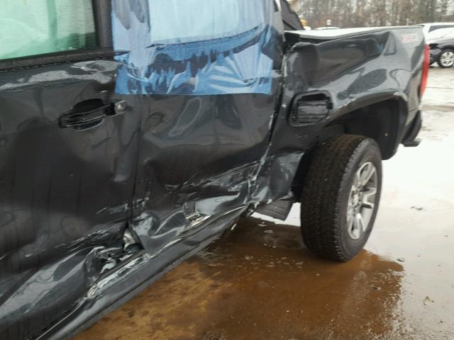 1GCGSDEN8J1105899 - 2018 CHEVROLET COLORADO Z GRAY photo 9