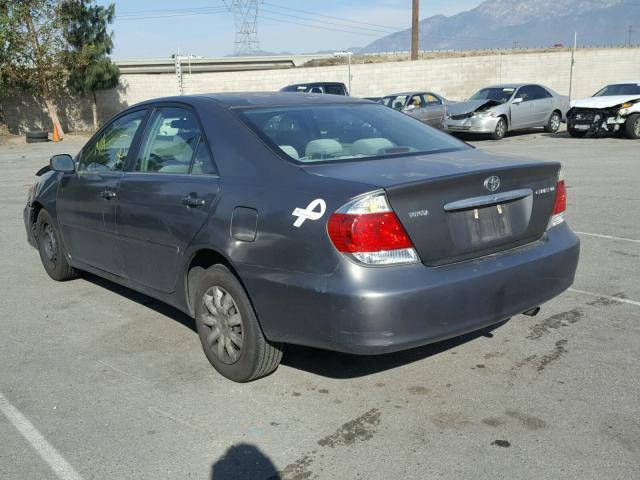 4T1BE32K95U958625 - 2005 TOYOTA CAMRY LE GRAY photo 3