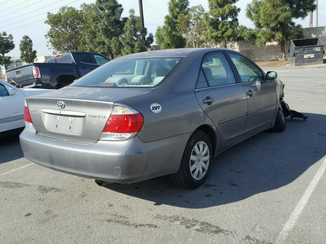 4T1BE32K95U958625 - 2005 TOYOTA CAMRY LE GRAY photo 4