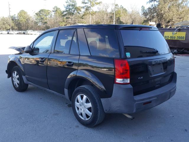 5GZCZ33D25S829603 - 2005 SATURN VUE BLACK photo 3