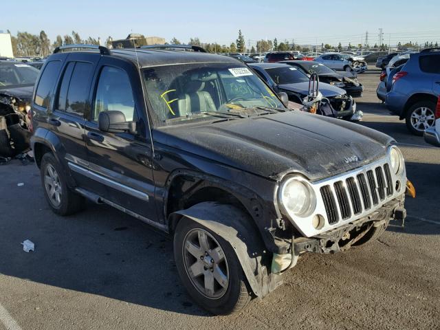 1J4GK58K35W588258 - 2005 JEEP LIBERTY LI BLACK photo 1