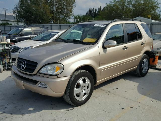 4JGAB57E53A450251 - 2003 MERCEDES-BENZ ML 350 GOLD photo 2