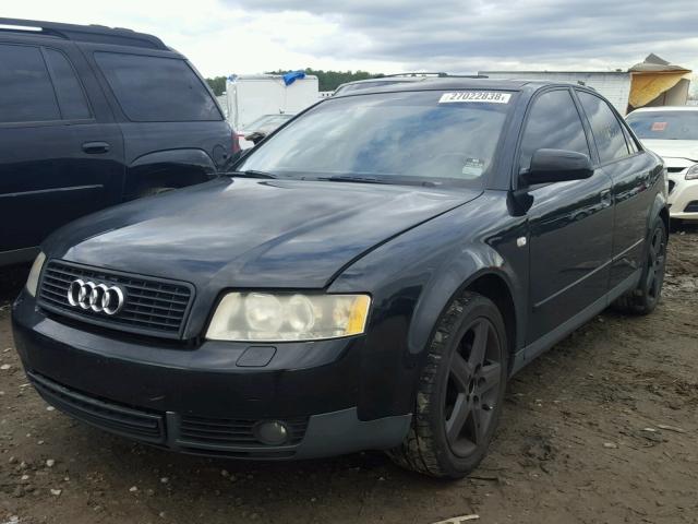 WAULC68E53A313693 - 2003 AUDI A4 1.8T QU BLACK photo 2