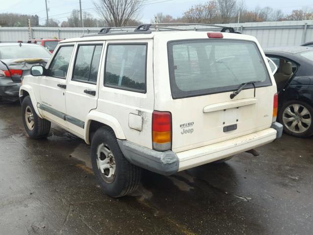 1J4FT68S2XL563595 - 1999 JEEP CHEROKEE S WHITE photo 3