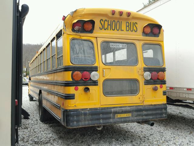 1HVBBAAN64H661312 - 2004 INTERNATIONAL 3000 3800 YELLOW photo 3