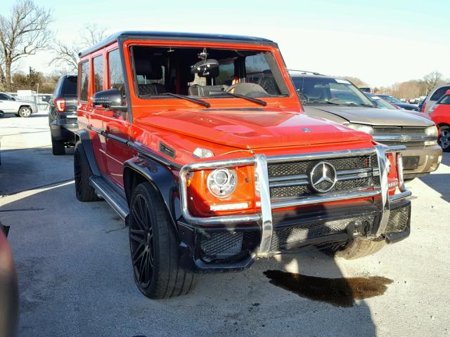 WDCYC7DF8HX277641 - 2017 MERCEDES-BENZ G 63 AMG RED photo 1