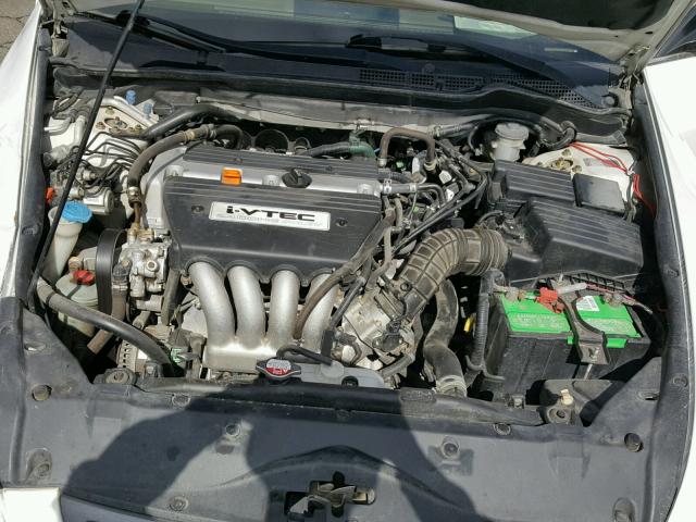 1HGCM56824A114272 - 2004 HONDA ACCORD EX WHITE photo 7