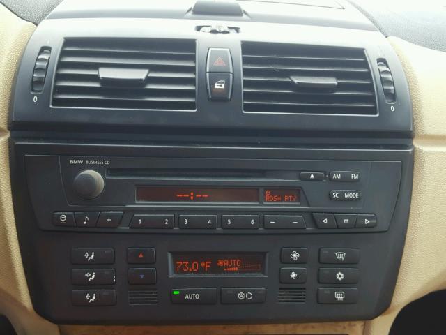 WBXPA93455WD17345 - 2005 BMW X3 3.0I RED photo 9