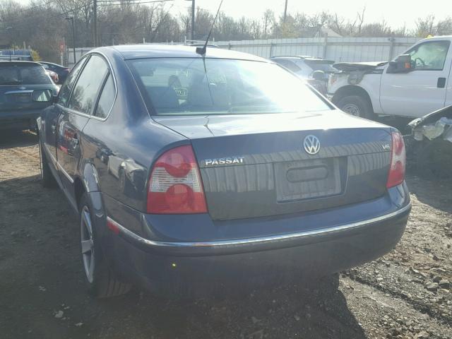 WVWRH63B04P095768 - 2004 VOLKSWAGEN PASSAT GLX GRAY photo 3