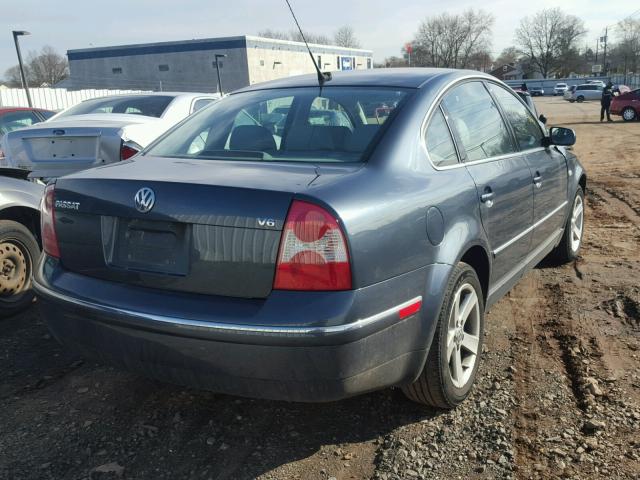 WVWRH63B04P095768 - 2004 VOLKSWAGEN PASSAT GLX GRAY photo 4