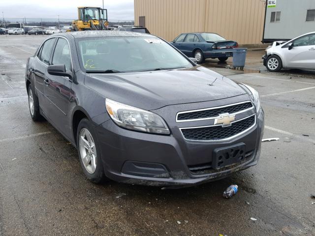 1G11B5SA0DF296747 - 2013 CHEVROLET MALIBU LS ნაცრისფერი ფოტო 1