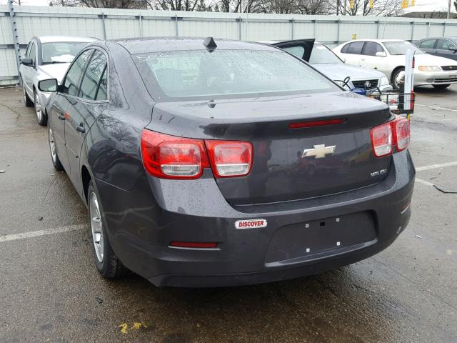 1G11B5SA0DF296747 - 2013 CHEVROLET MALIBU LS ნაცრისფერი ფოტო 3