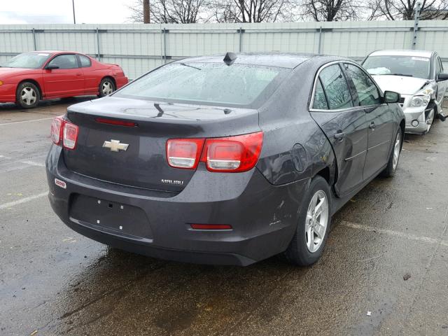 1G11B5SA0DF296747 - 2013 CHEVROLET MALIBU LS ნაცრისფერი ფოტო 4