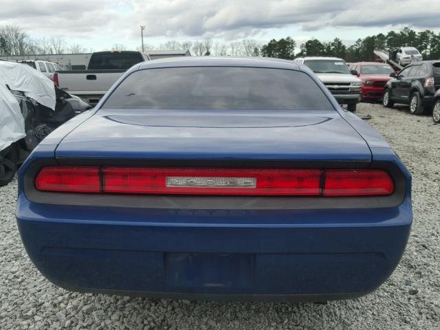 2B3CJ4DV3AH300458 - 2010 DODGE CHALLENGER BLUE photo 9