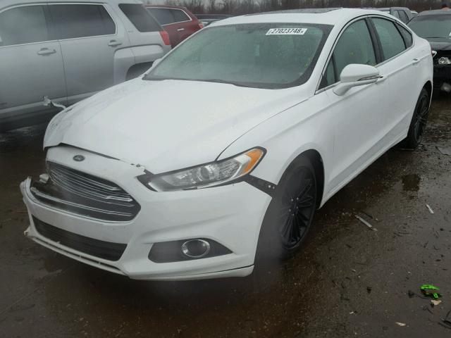 3FA6P0T96GR353620 - 2016 FORD FUSION SE WHITE photo 2