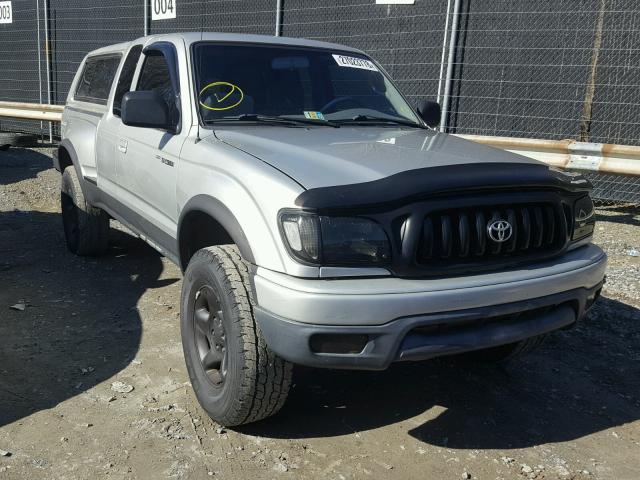 5TEWM72N92Z015664 - 2002 TOYOTA TACOMA XTR SILVER photo 1