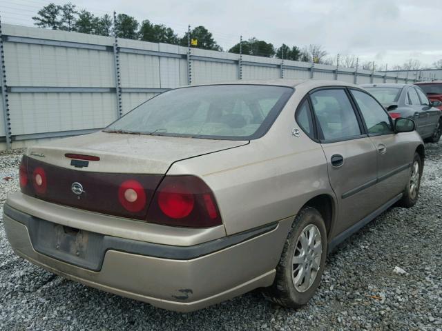 2G1WF52E539118417 - 2003 CHEVROLET IMPALA 金色 照片 4