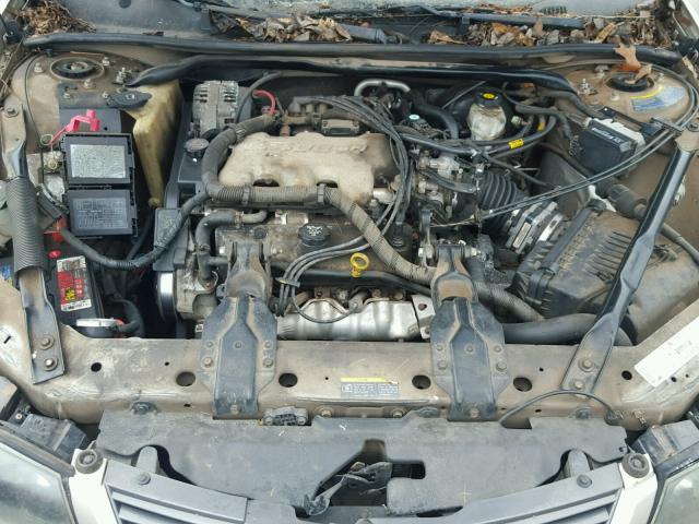 2G1WF52E539118417 - 2003 CHEVROLET IMPALA GOLD photo 7