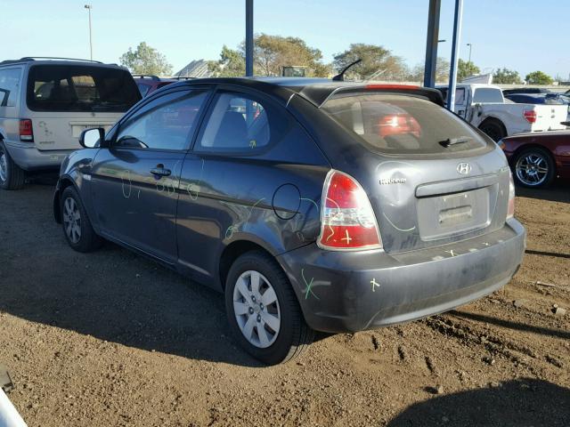 KMHCM3AC7AU181230 - 2010 HYUNDAI ACCENT BLU GRAY photo 3