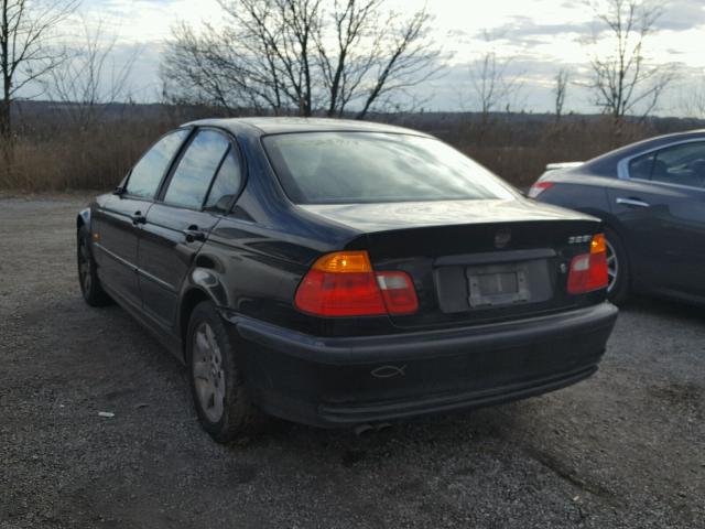 WBAAV33441FU83378 - 2001 BMW 325 I BLACK photo 3